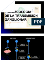 FARMACOLOGIA DE LA TRANSMISIÓN GANGLIONAR