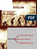 EVOLUSI - Andi Risal Rasul (210103501009)