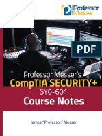 Professor Messer Sy0 601 Comptia Security Plus Course Notes v105