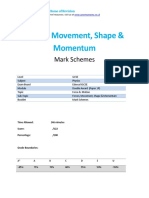 1P Forces Movement Shape and Momentum MS Edexcel IGCSE Physics