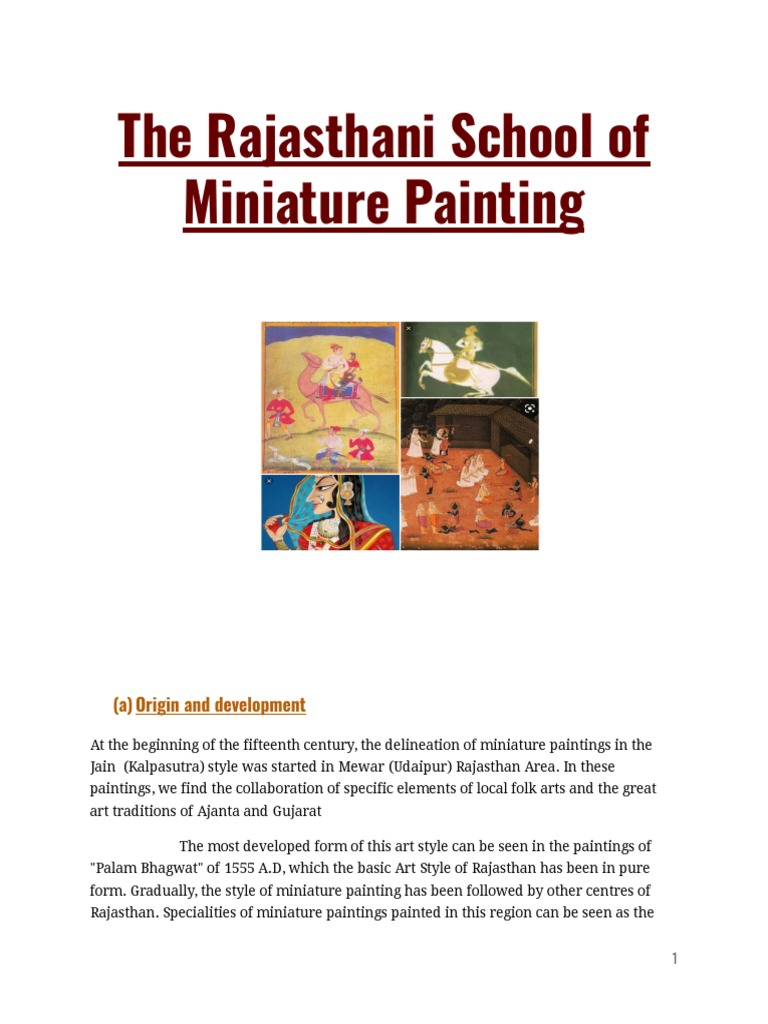 class-12th-chapter-01-the-rajasthani-school-of-miniature-painting