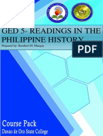 GED 5- READINGS IN PHILIPPINE HISTORY