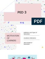 Motivation of Learners (STUDENT's COPY)
