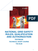 EL80 - National Grid Safety Rules, Qualification & Authorization NEW - P
