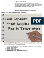 Calculo Del Calor Especifico de Un Material