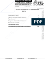 Financial Statement and The Reporting Entity.