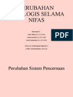 PERUBAHAN FISIOLOGIS SELAMA NIFAS