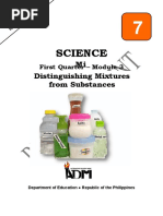 Science7 - q1 - Mod3 - Distinguishing Mixtures From Substances - v5