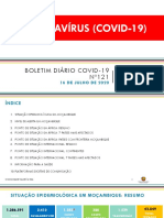 Boletim Diario Covid Nº121 - July 16