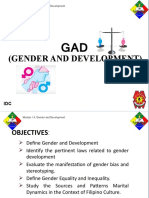 Lesson 1.4 Gender and Development