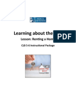 Renting A Home Instructional Package CLB 5-6