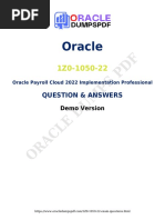 Oracle Dumps PDF