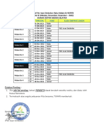 JADWAL Rabu Malam, Jemaat Elisa - KW.4