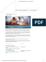 Corrigé DCG 2020 UE1 dossier 1 _ droit des contrats