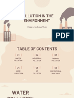 1 and 2 Pollution in The Environment