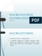 MACRO-ETCHING EXAMINATION TECHNIQUES