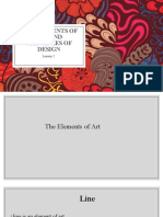 The Elements of Art and Principles of Design