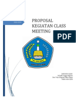 Proposal Kegiatan Class Meeting Kelompok 5