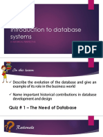 1 Introduction To Database Systems