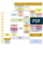 IOEF Bali Schedule 2022 - Schedule