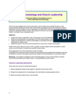 MRS 550 Ecclesiology and Church Leadership 12-1-21