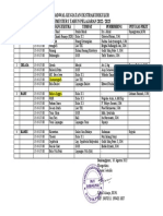 Jadwal Kegiatan Ekstrakurikuler 22 - 23