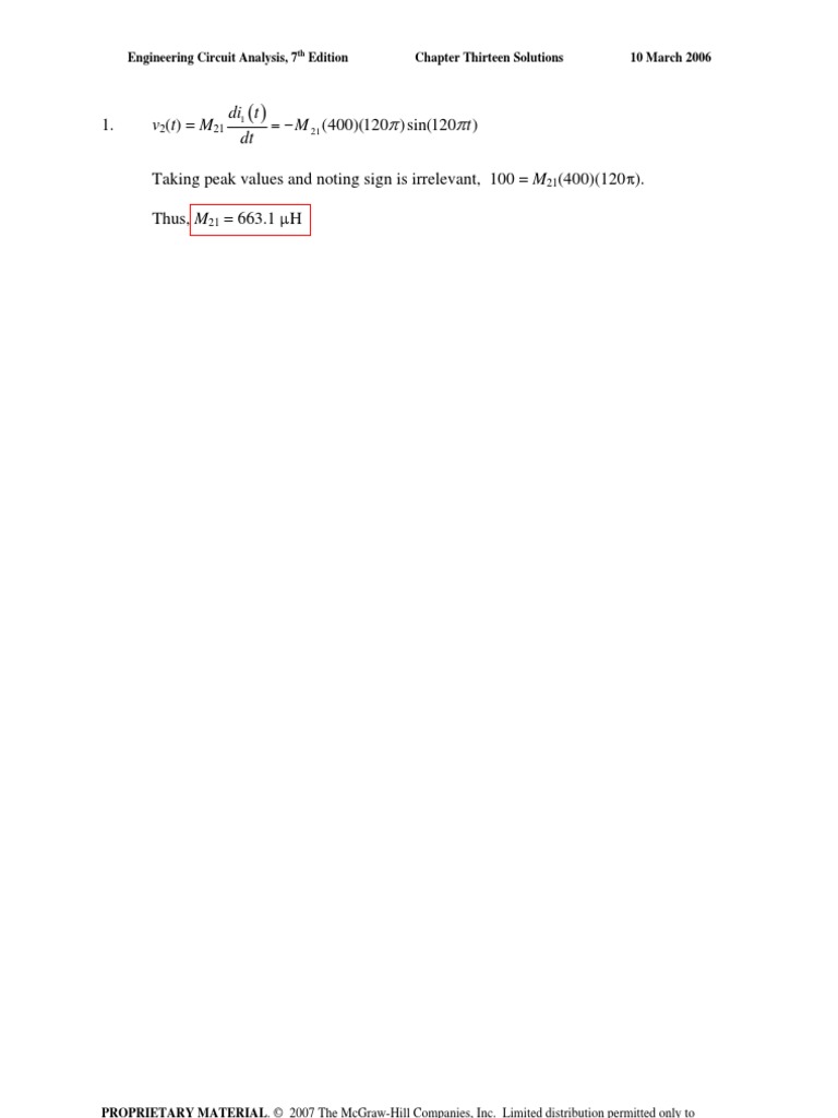 Chapter 13 Solutions To Exercises | PDF | Computer Engineering ...
