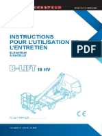 Instructions Pour L'Utilisation Et L'Entretien