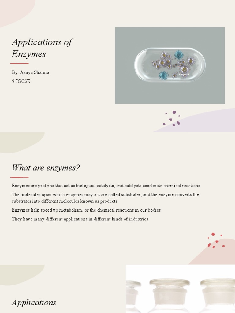 ENZYMES PRINCIPLES AND BIOTECHNOLOGICAL APPLICATIONS visual data 4