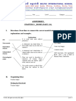 Writing Chapter 5 (3&4) Key