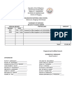 Be LCP SUMMARY of EXPENSES - Docx 4th Tranche 2020