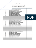 5B1 Signsheet Marksheet