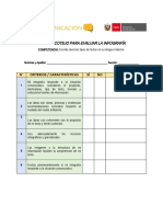 Evalua tu infografía sobre medio ambiente