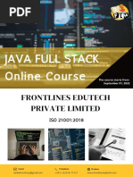 Java Full Stack Brochure