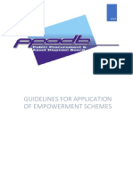 GUIDELINES FOR APPLICATION OF EMPOWERMENT SCHEMES Final Version 01 - 20092019