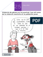 Violencia de Género en La Juventud. Revista 125