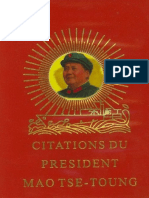 Petit Livre Rouge (Citations Du President Mao Tse - Toung) - (Mao. Zedong)