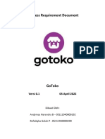 Business Requirement Document GoToko
