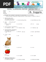 PDF Soal Uas Bahasa Inggris Kelas 2 SD Semester 1 Ganjil Dan Kunci Jawaban DL