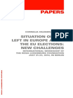 Left Challenges After 2014 EU Elections