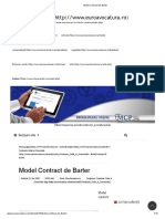 Model Contract de Barter