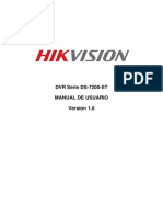 DVR Serie Ds 7200 ST Manual de Usuario V