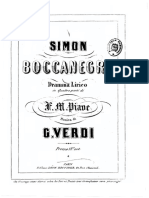 Verdi - Boccanegra. A Te L'estremo Addio - Chelo