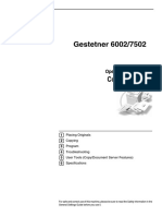 Gestetner 6002/7502: Copy Reference