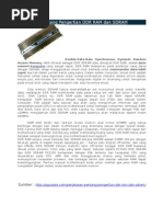 Download Penjelasan Pentang Pengertian DDR RAM Dan SDRAM Tugas 1 by Ahmad Subbanul SN60176103 doc pdf