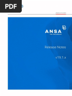 ANSA v19.1.0 Release Notes