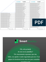 Lista de bebidas e alimentos para evento