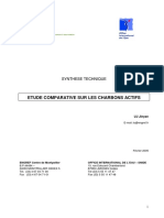 Engref: Etude Comparative Sur Les Charbons Actifs