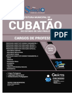 Edital Cubatão professores substitutos