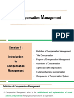 Compensation Management - Session 1